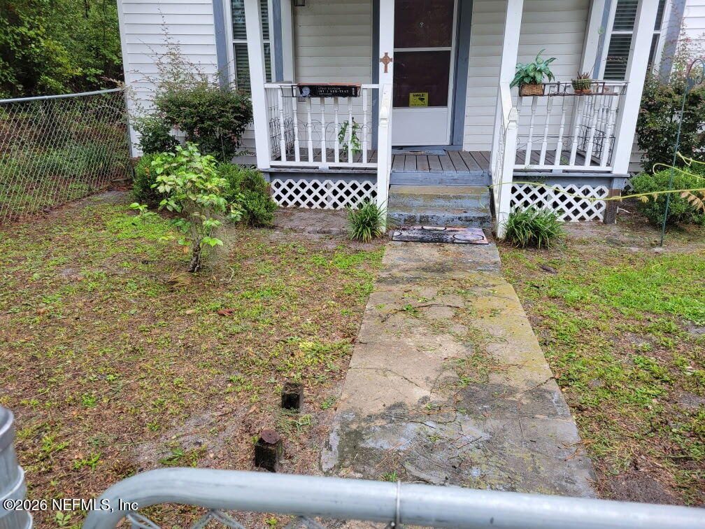 Front walk