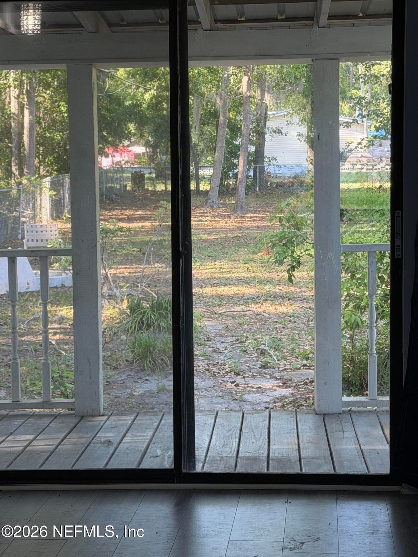 Back porch view